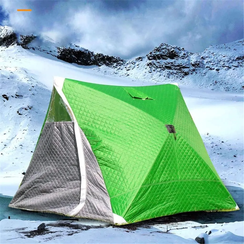 1-2 Winter Fishing Tent Winter Ice Fishing Tent Camping Tent Windproof and Rainproof Outdoor Winter Fishing Warm Tent (Color : D, Size : 200 * 180 * 150cm) (D 200 * 180 * 150cm)