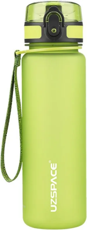1000ml Water Bottle in Tritan Leakproof Portable Water Bottles for Gym Travel Home School Office Stay Hydrated Throughout the Day Easy Open (Green)