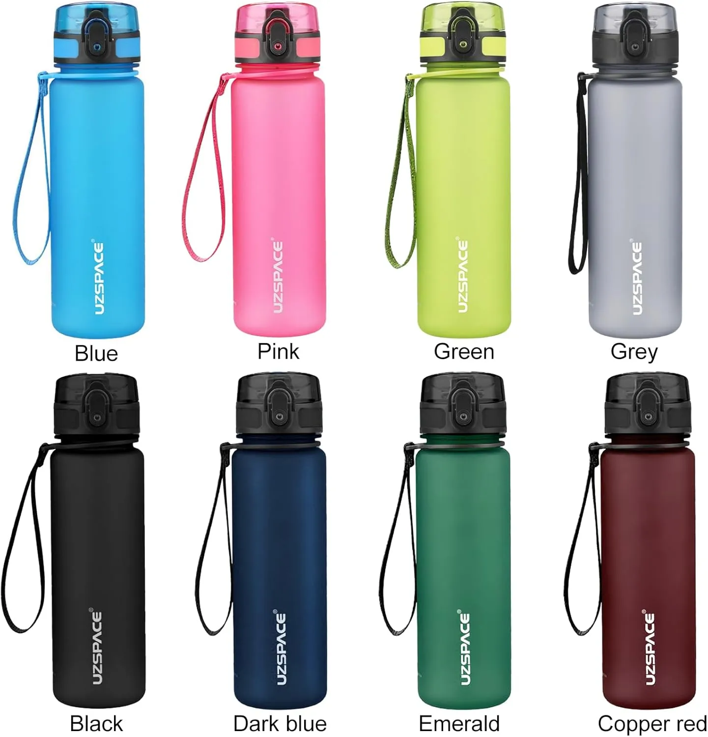1000ml Water Bottle in Tritan Leakproof Portable Water Bottles for Gym Travel Home School Office Stay Hydrated Throughout the Day Easy Open (Green)