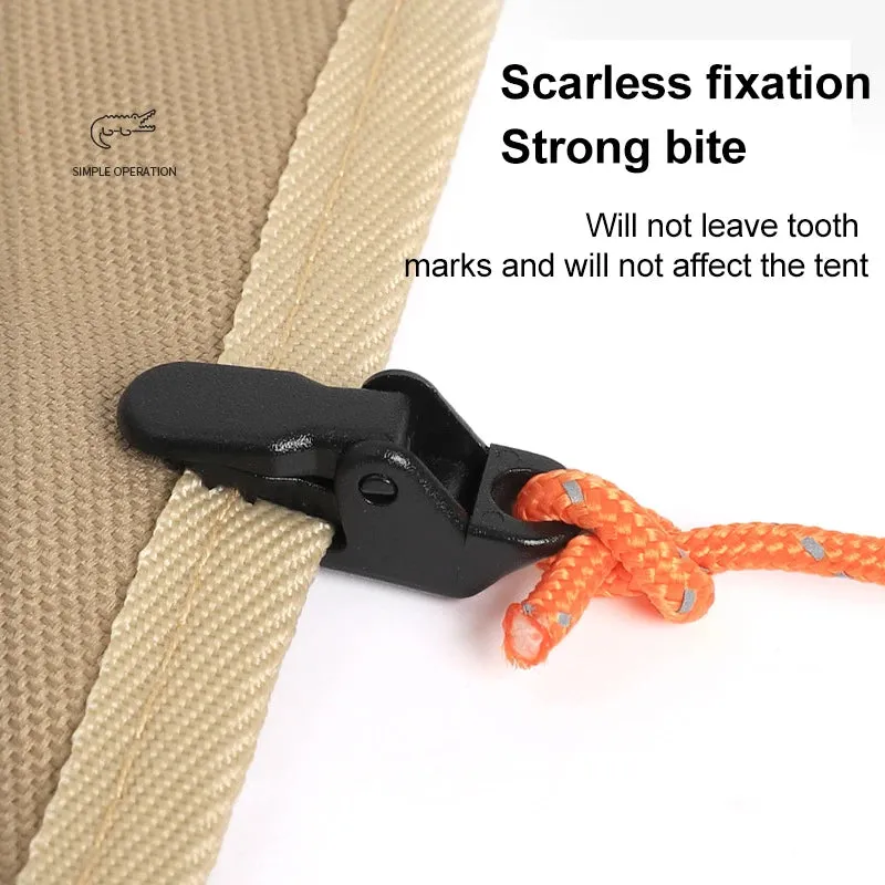 10/20/50pcs Sturdy Tent Clips for Outdoor Camping Use