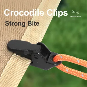 10/20/50pcs Sturdy Tent Clips for Outdoor Camping Use