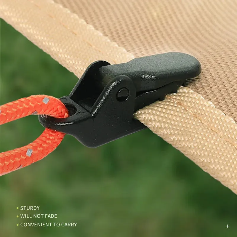 10/20/50pcs Sturdy Tent Clips for Outdoor Camping Use