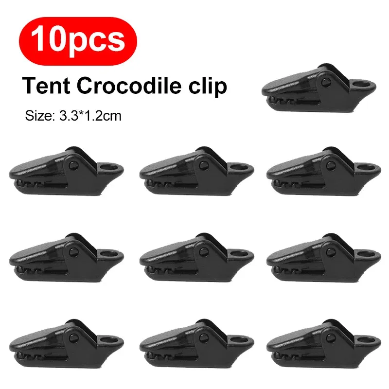 10/20/50pcs Sturdy Tent Clips for Outdoor Camping Use