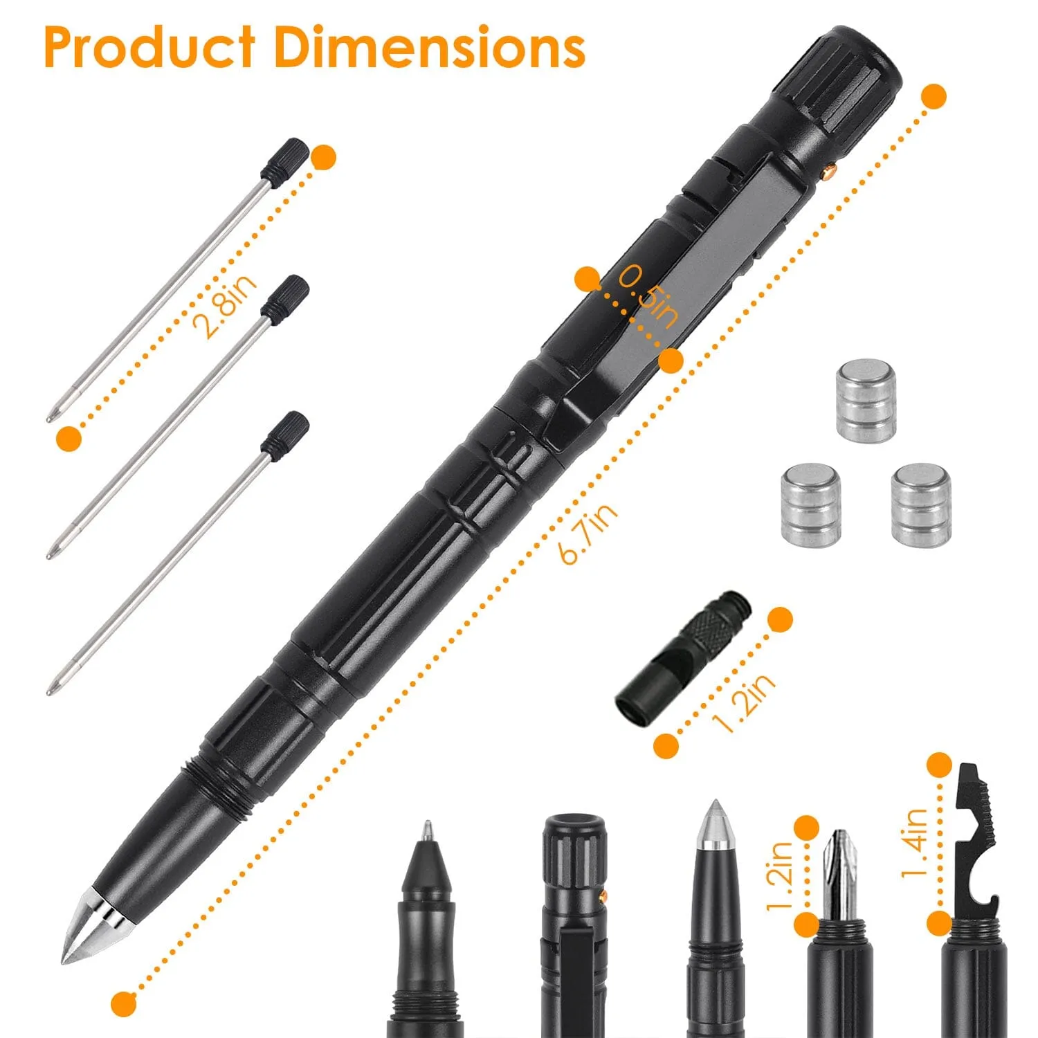 11-in-1 Tactical Pen Gear Set