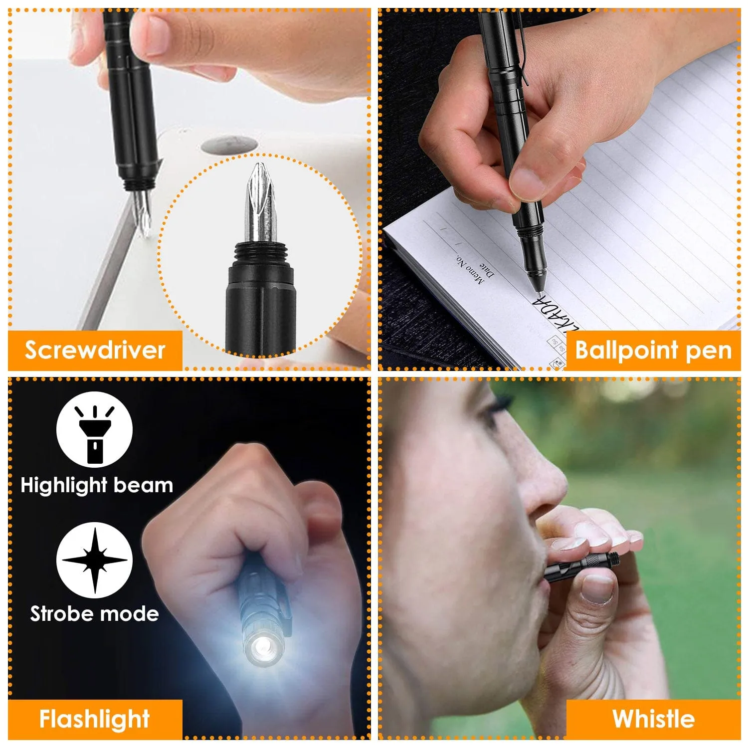 11-in-1 Tactical Pen Gear Set