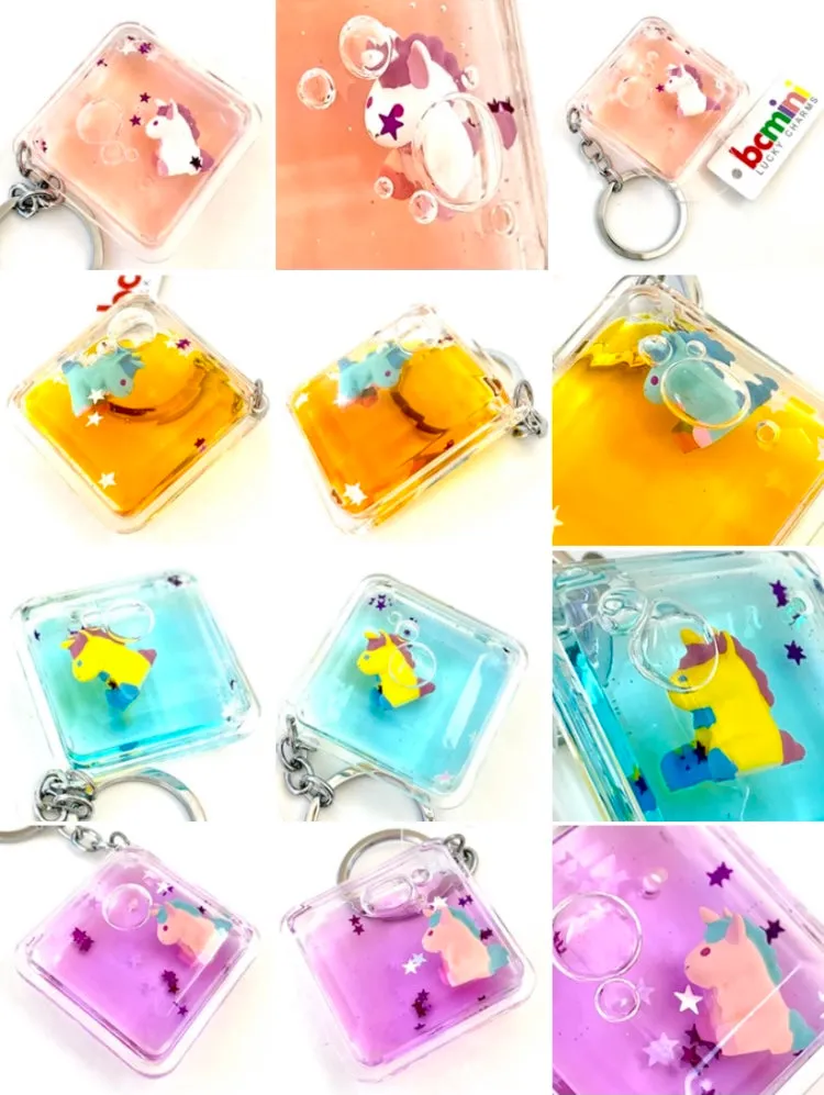 12023 FLOATING UNICORN CHARM-12