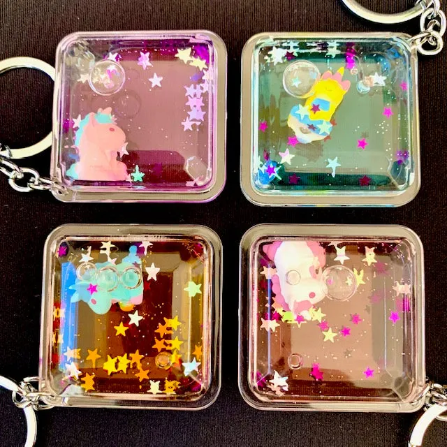 12023 FLOATING UNICORN CHARM-12