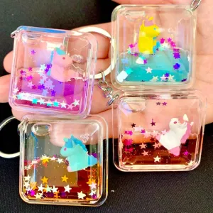 12023 FLOATING UNICORN CHARM-12