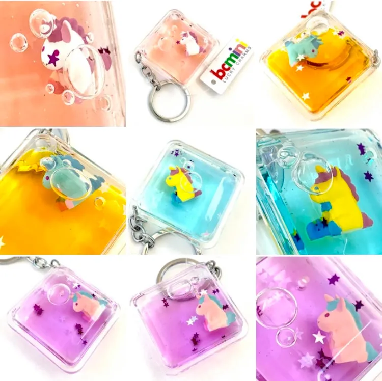 12023 FLOATING UNICORN CHARM-12
