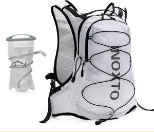 12L Hydration Backpack with 2L Leakproof Water Bladder, Water Backpack Vest, Lightweight Hydration Pack for Cycling Biking Motocross Climbing Trail Running