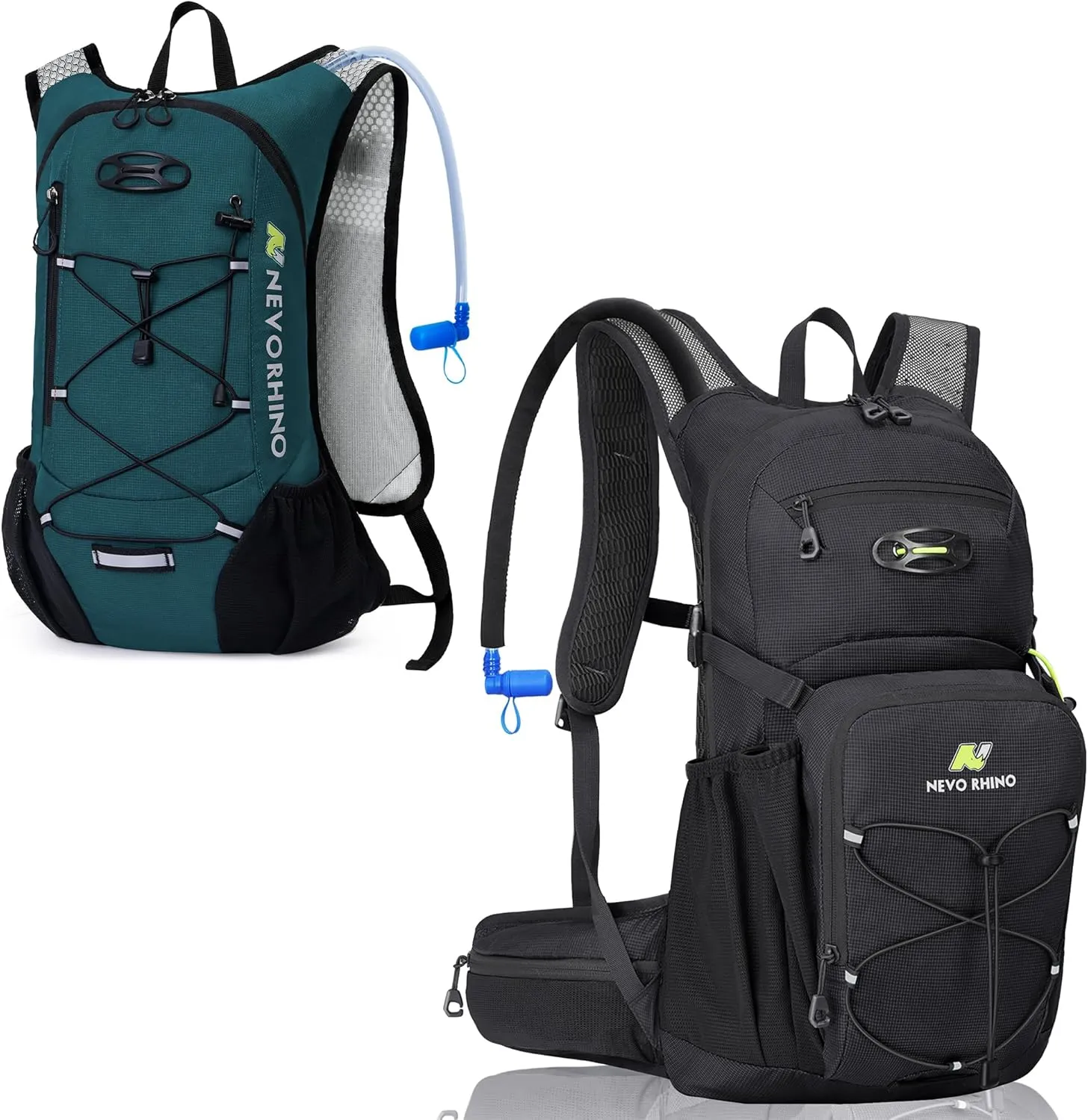 12L Hydration Pack 18L Hiking Water Backpack with 2L-3L Water Bladder , Water Backpack for Women Men Lightweight Insulation Hydration Daypack Rucksack for Hiking, Cycling