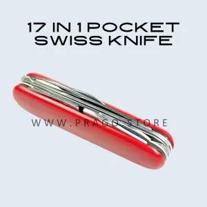 17 in 1 pocket swiss knife