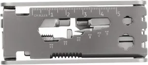 17 in 1 Stainless Steel Multi Tool, Foldable and Portable for Quick Chain Repair, Ideal for Outdoor Adventure and Daily Household Use