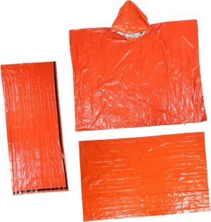 1set Emergency Sleeping Bag Outdoor Thermal Blanket Camping Tent Lightweight Survival Gear for Cold Weather Portable Insulated Emergency Shelter