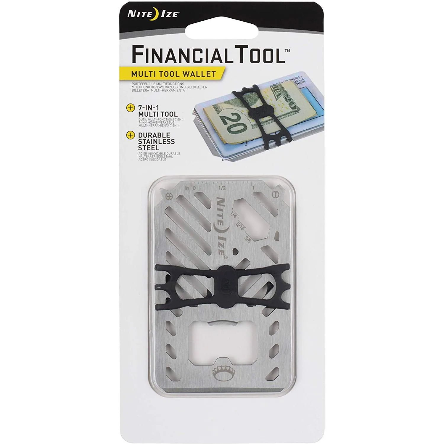 2-Pack: Nite Ize FMT2-11-R7 Financial Multi Tool Wallet