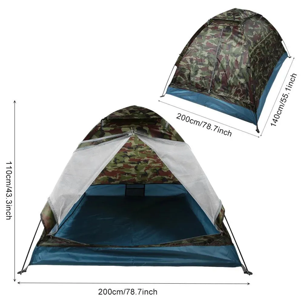 2-Person Camping Tent Portable Mosquito