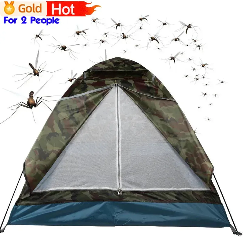 2-Person Camping Tent Portable Mosquito