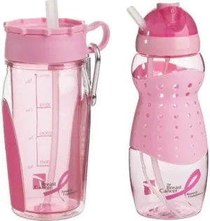 2 Piece Breast Cancer Hydration Mug Set