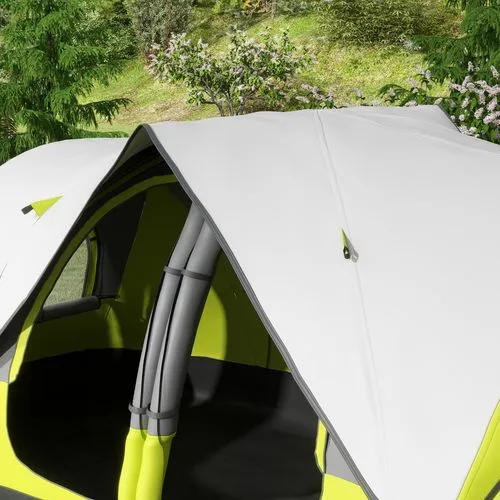 2-Room Camping Tent - Waterproof Rainfly & Screen Panels