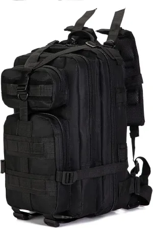 20L First Aid Backpack Trauma First Aid Kit, First Responder Trauma Bag Waterproof Multi-Pocket for Hiking Travel Field Trips Camping(Black)