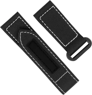 24mm Carbon Fiber Nylon Canvas Strap for Panerai Lumino PAM01118 01661 Waterproof Watchband Bracelet