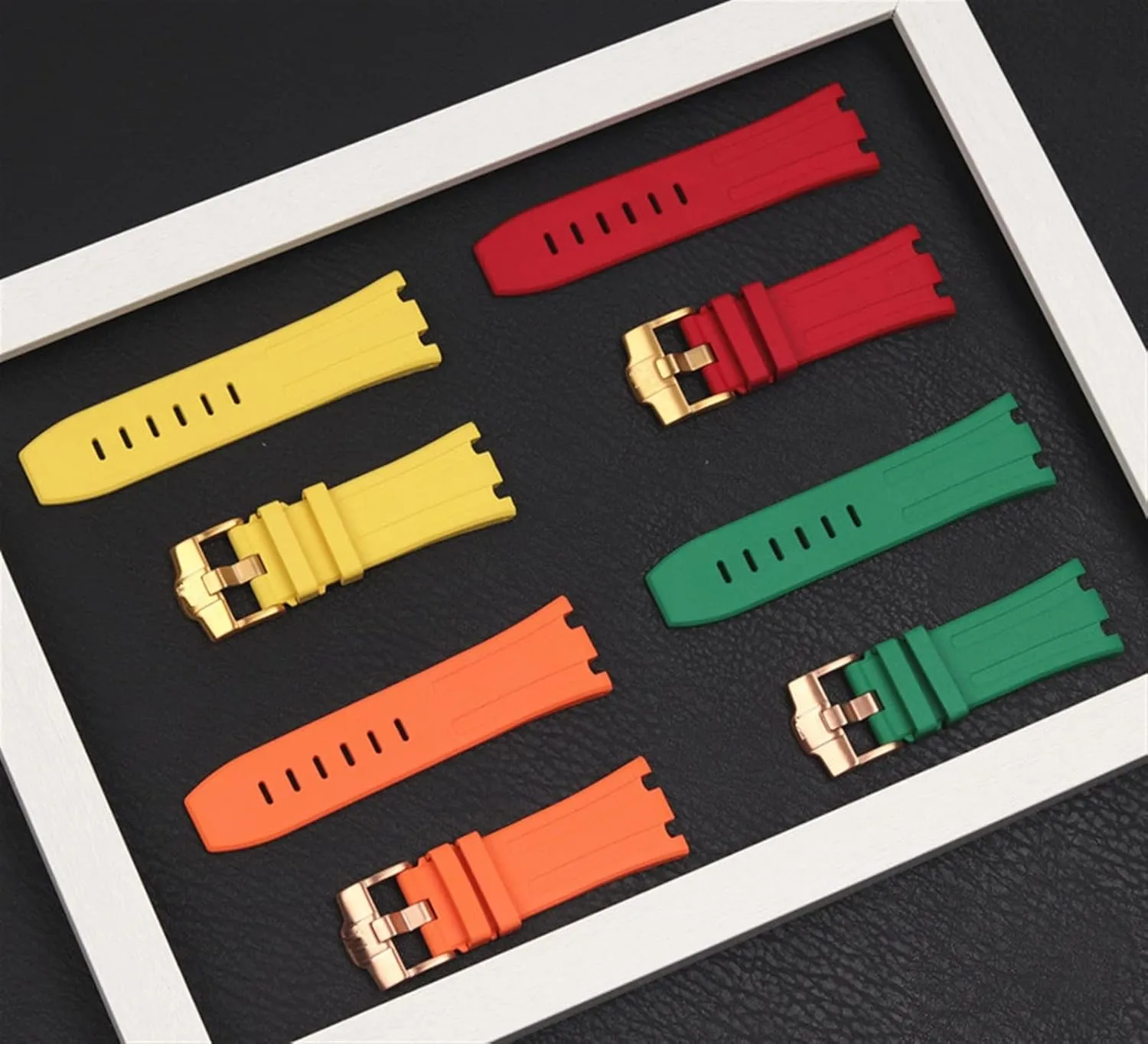 28mm nature fluorine rubber silicone Watchband Watch Band For AP strap for Audemars And Piguet belt15703 15710 15706