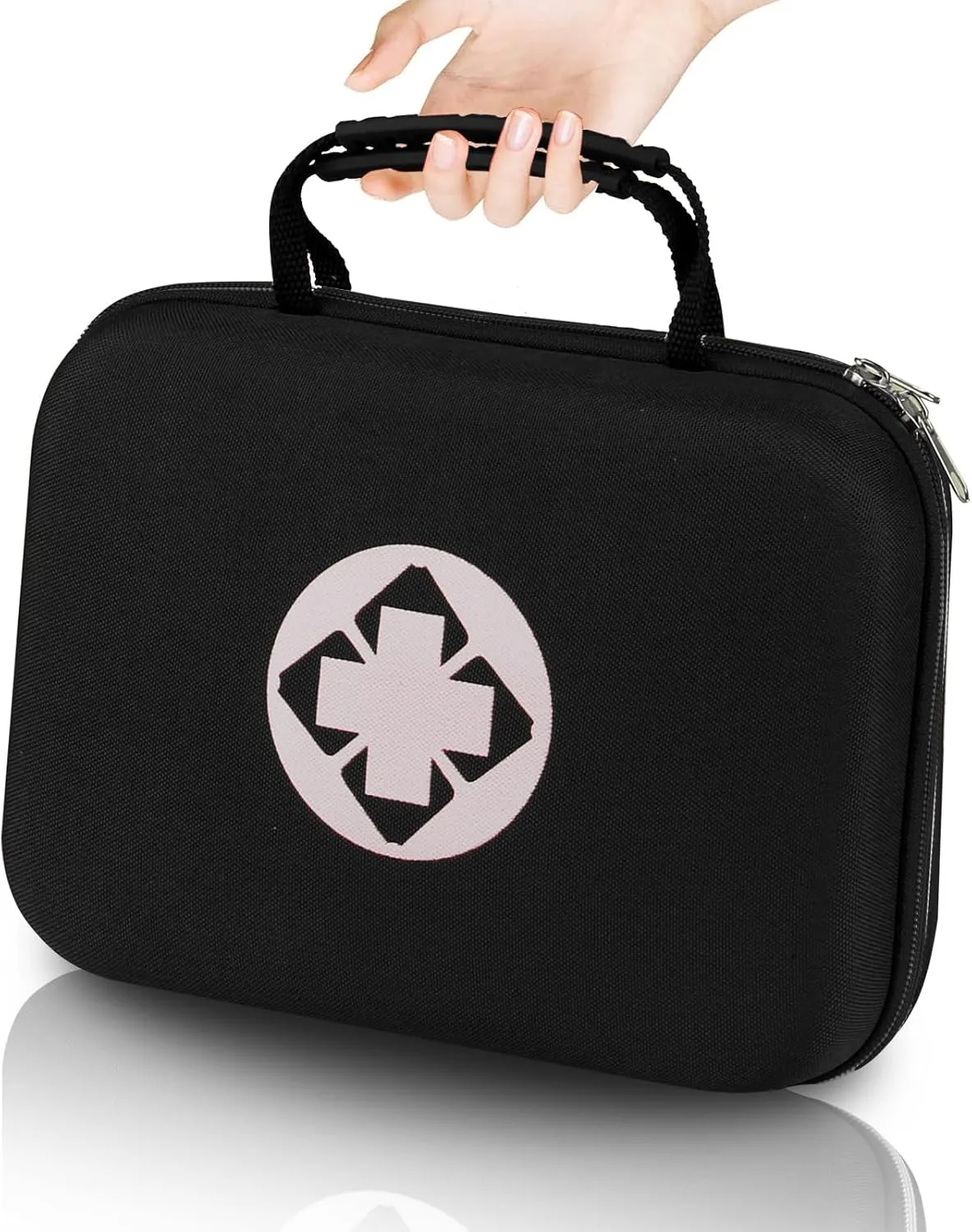 299Pcs Car First Aid Kit for Home Camping Travel Essentials First Aid Black Bag Emegency Supplies Items for Hiking