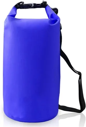2L/5L/10L/15L/20L/30L Waterproof Dry Bag, Roll Top Dry Compression Sack, Keep Gear Dry Clean, for Kayaking, Beach, Rafting, Boating (Color : Dark Blue, Size : 5L)
