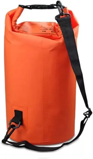 2L/5L/10L/15L/20L/30L Waterproof Dry Bag, Roll Top Dry Compression Sack, Keep Gear Dry Clean, for Kayaking, Beach, Rafting, Boating (Color : Orange, Size : 20L)
