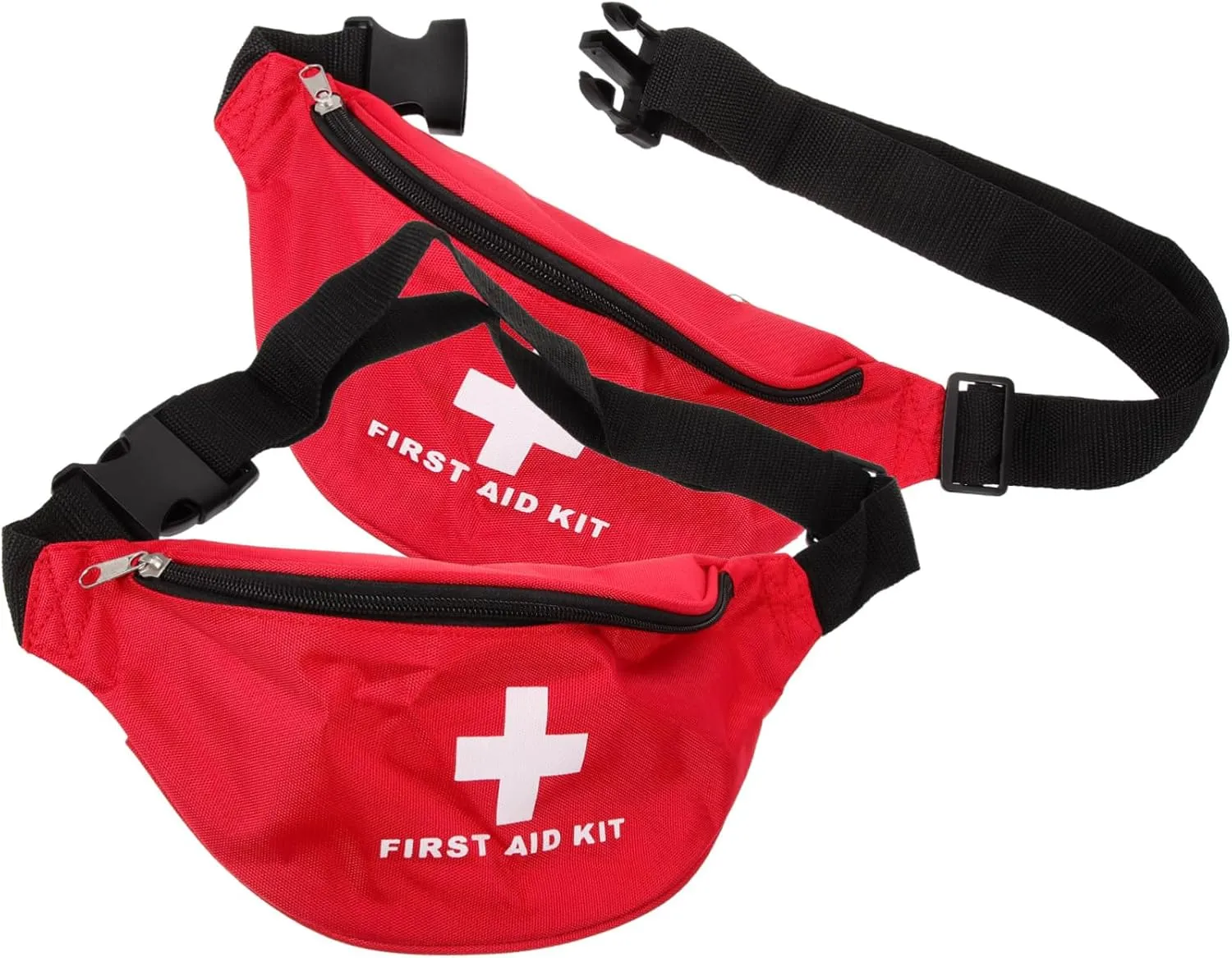 2pcs Portable Emergency Medicine Waist Bag Large Capacity First Aid Kit for Travel Outdoor and Marathon Use Medical Bags for Car and Emergency Situations