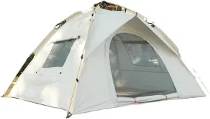 3-4 Person Automatic Pop Up Outdoor Family Camping Tent Easy Open Camp Tents Ultralight Instant Shade Portable Free Construction (Two Doors Two Window)