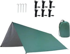 3-4 Person Waterproof Camping Tent Outdoor Travel Tent for Backpacking Lightweight Sun Protection Green