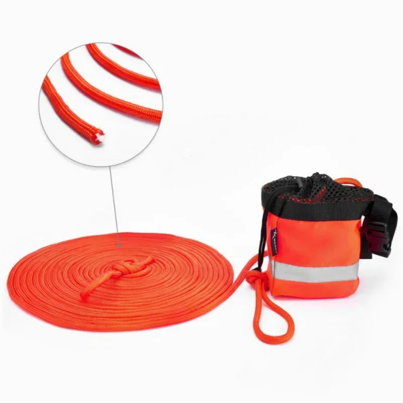 30m Reflective Water Floating Rescue Throw Rope Bag - Essential Water Sports Accessory