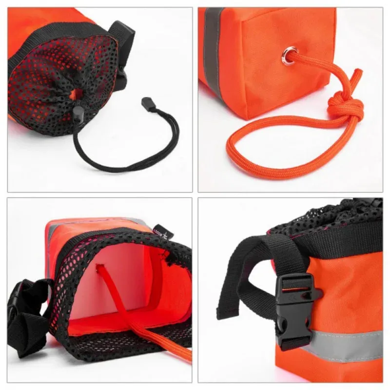 30m Reflective Water Floating Rescue Throw Rope Bag - Essential Water Sports Accessory