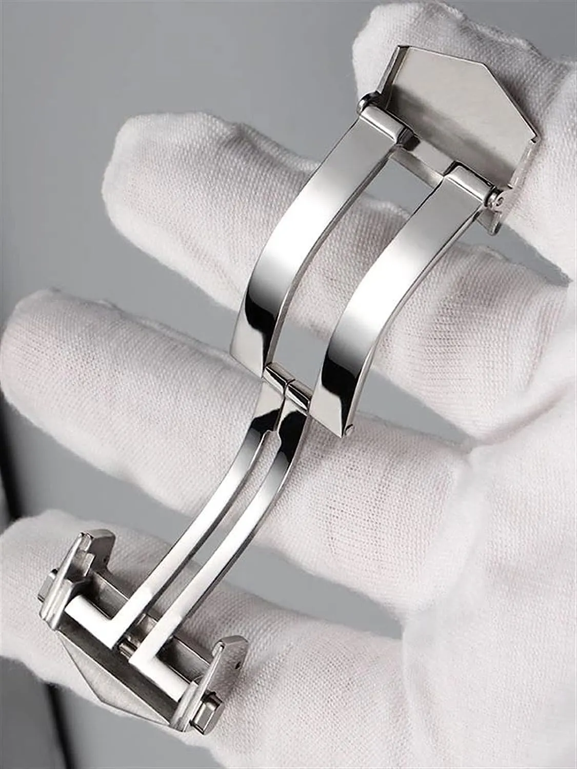 316L Stainless Steel Butterfly Watch Buckle for Tag Heuer Carrera Silver Black gold Clasp Replacement