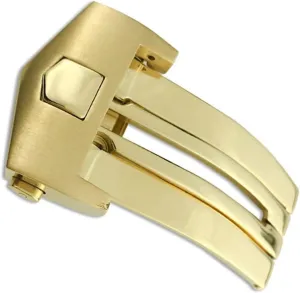 316L Stainless Steel Butterfly Watch Buckle for Tag Heuer Carrera Silver Black gold Clasp Replacement