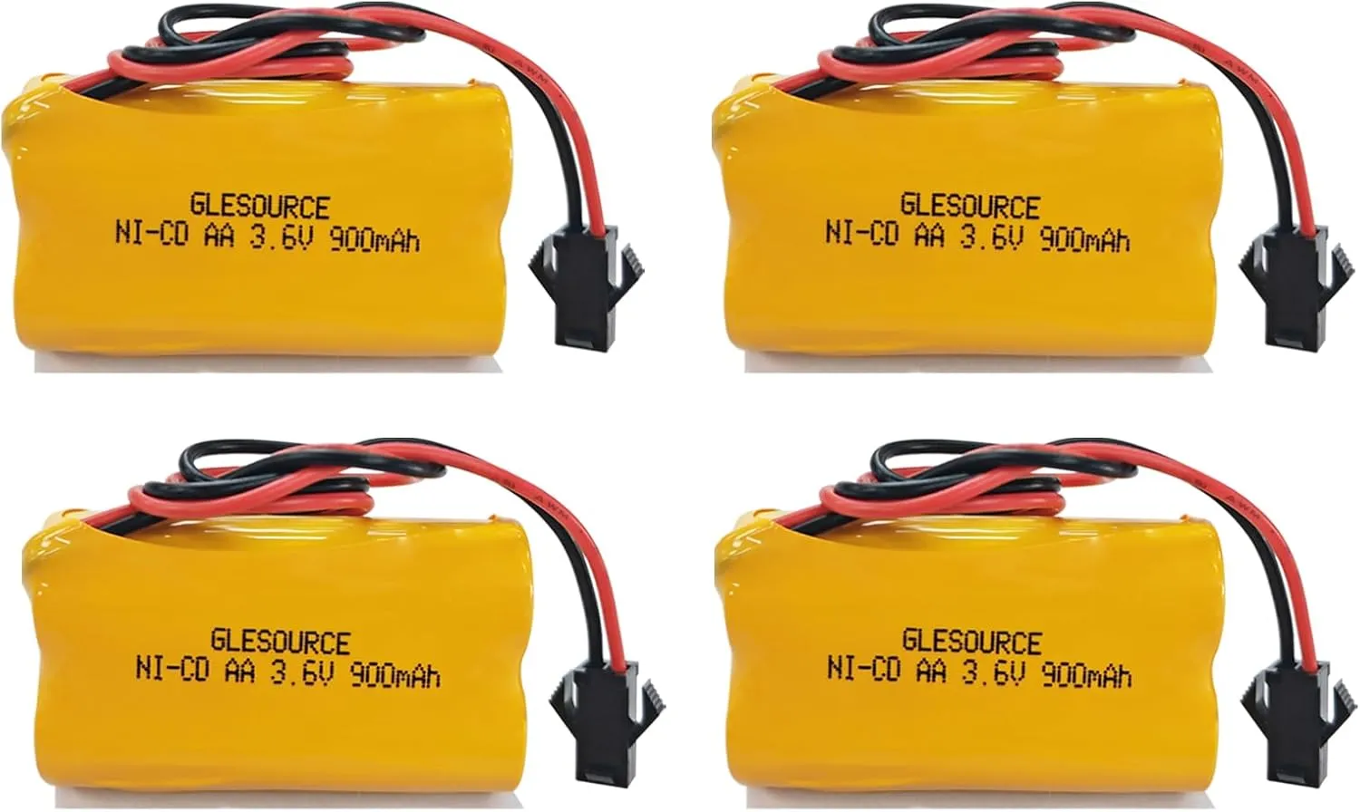 3.6 Volt Rechargeable Battery, Emergency/Exit Light Battery Compatible for Lithonia ELB B001 ELBB001 Lithonia EU2 LED Interstate ANIC1566 Unitech 0253799 (4 Pack)