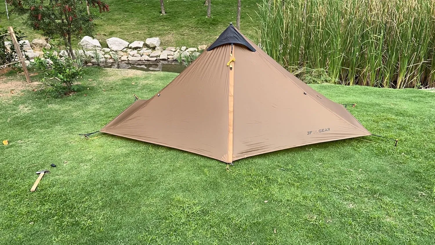 3F UL Gear Lanshan PRO Lanshan Ultralight Tent 3-Season Backpacking Tent for 1-Person or 2-Person, Waterproof Professional Tents for Camping, Trekking, Kayaking, Climbing