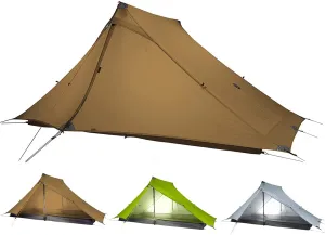 3F UL Gear Lanshan PRO Lanshan Ultralight Tent 4 Season Backpacking Tent for 2 Person, Waterproof Professional Tents for Camping, Trekking, Kayaking, Climbing, Hiking