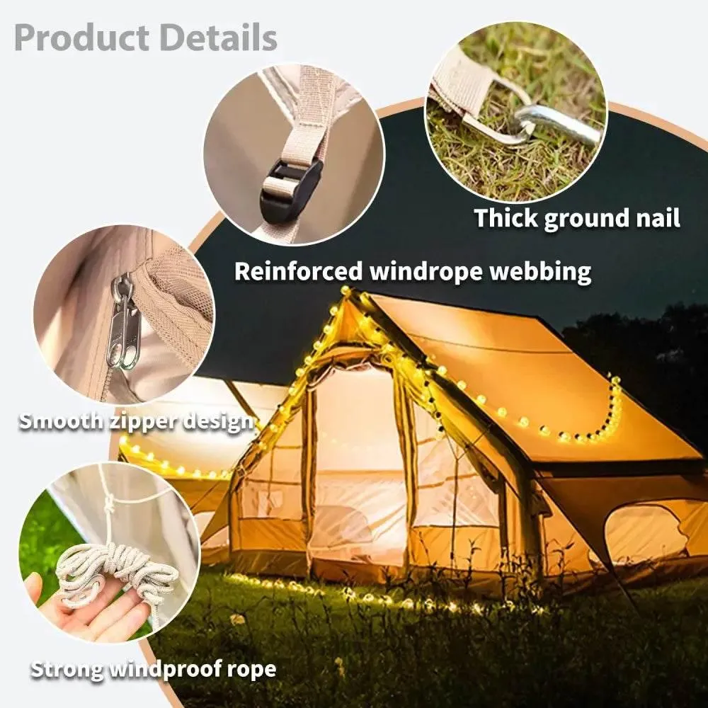 4-6 People Inflatable Tent Easy Set-Up for Camping
