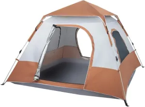 4-6 Person Instant Automatic Pop Up Tent Camping Hiking Outdoor Green Waterproof