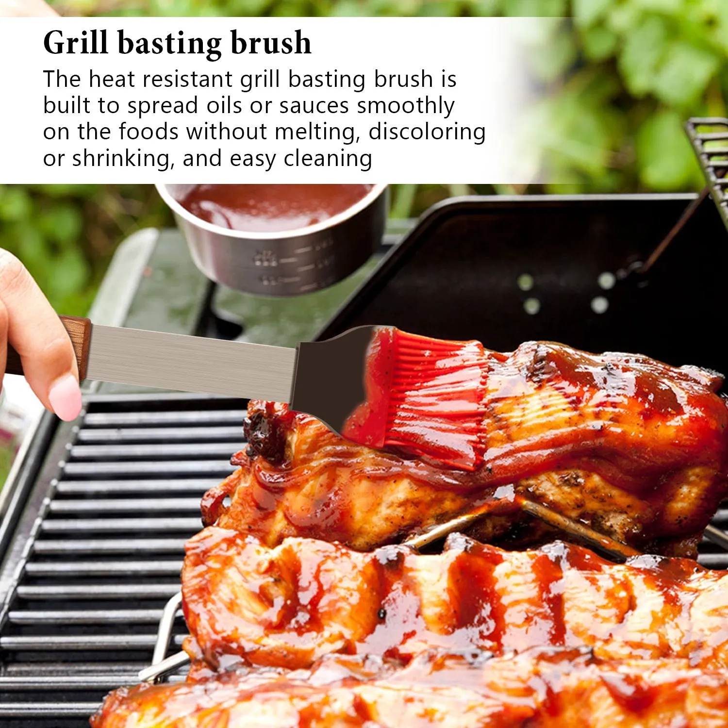 4-Pack: Stainless Steel BBQ Grill Tool Set