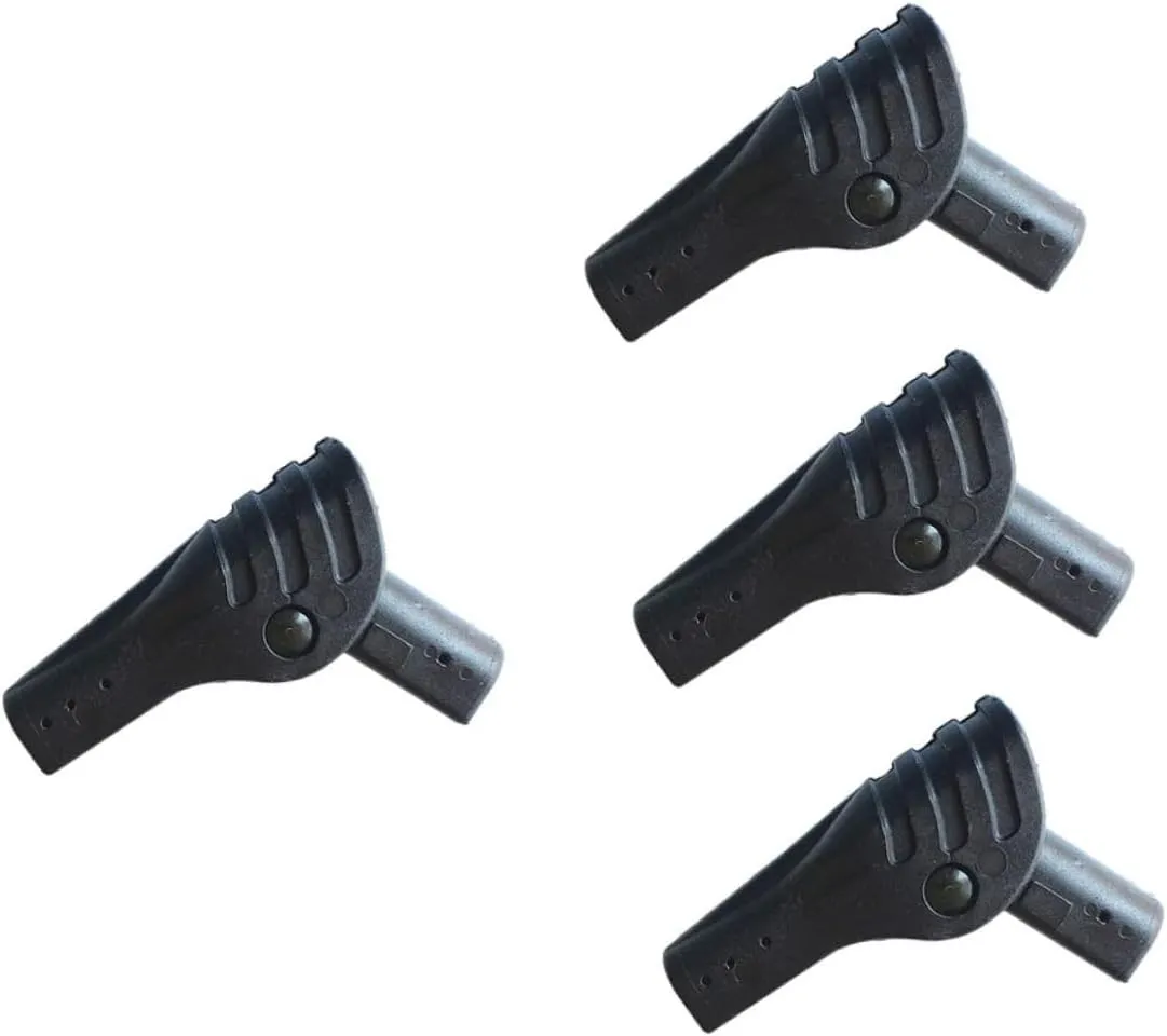 4 Pack Tent Poles for Tarp Canopy Fittings Camping Tarp Poles Nylon Connector Impact-Resistant Tent Support Rod Adapter