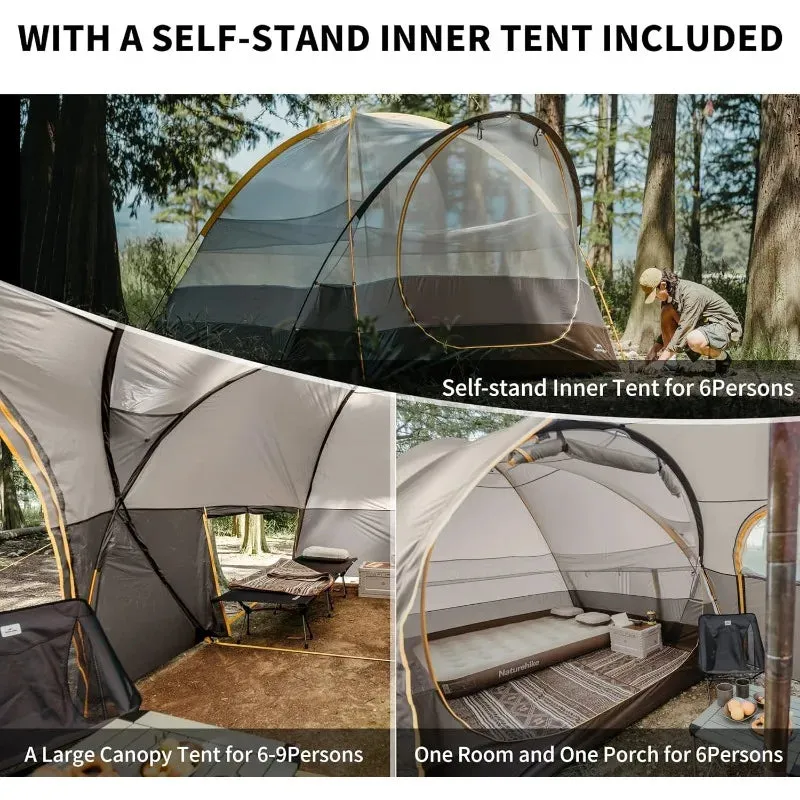 4 Season Waterproof Camping Tent with Stove Jack