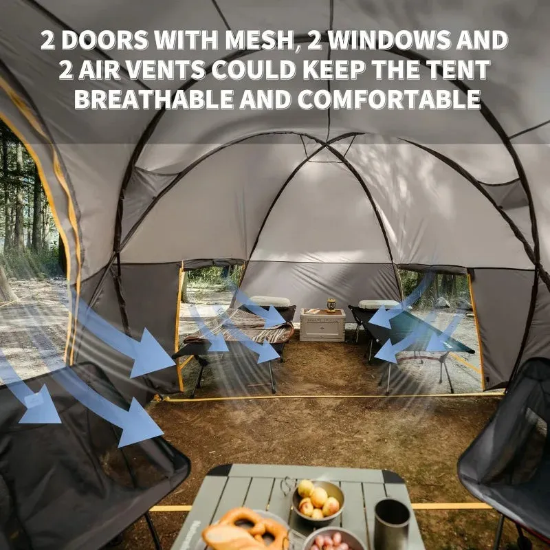 4 Season Waterproof Camping Tent with Stove Jack