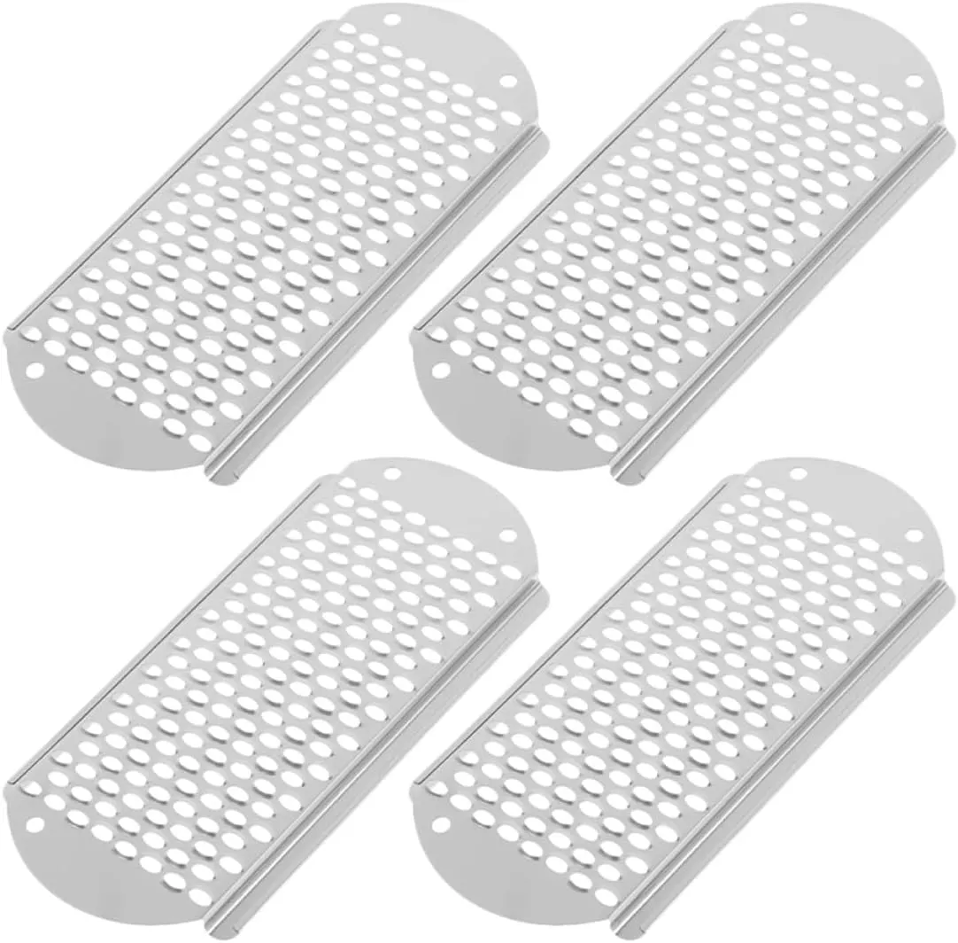 4Pcs Stainless Steel Foot File Removal Tool Foot Care Scraper for Dry Cracked Feet Foot Exfoliator and Remover for Smooth Skin