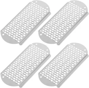4Pcs Stainless Steel Foot File Removal Tool Foot Care Scraper for Dry Cracked Feet Foot Exfoliator and Remover for Smooth Skin