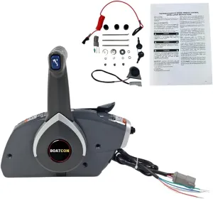5006180 Remote Control Box Side Mount For Johnson Evinrude OMC BRP Outboard Engine With Key Switch Push to open