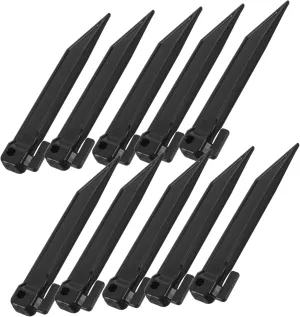 50pc Tent Spikes Plastic Ground Stakes for Camping Lawn Mower Tarp Versatile Fixing Stakes Weather Resistant