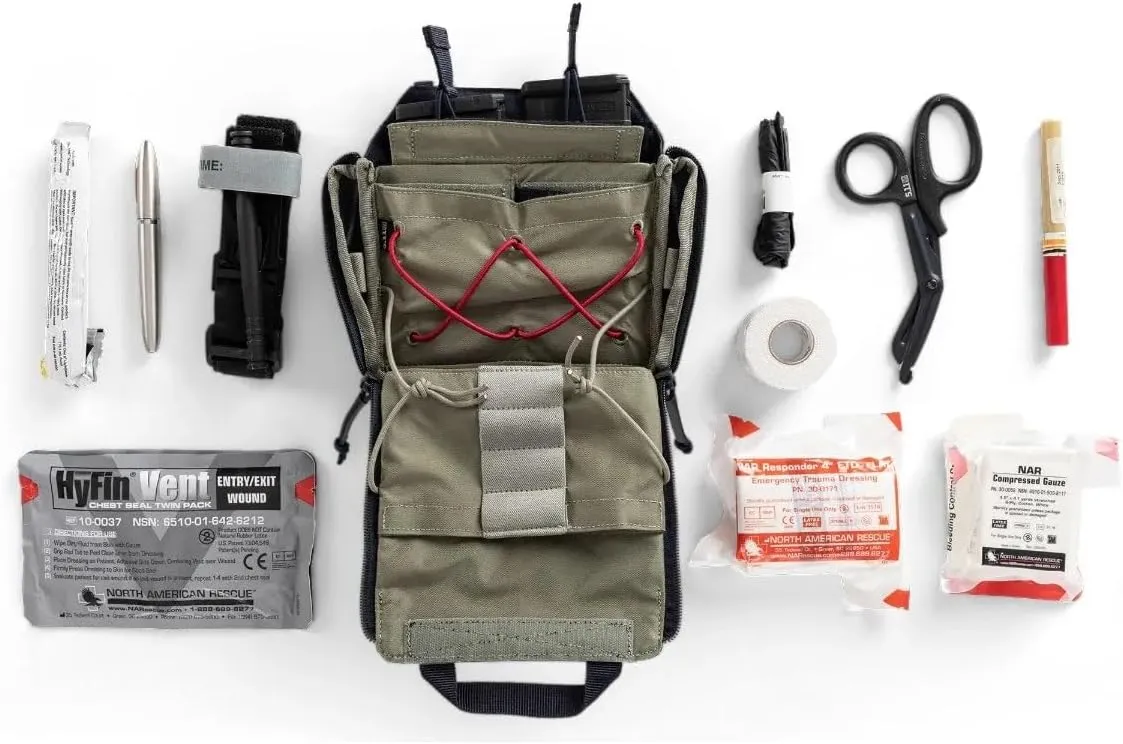 5.11 Tactical Unisex Flex TacMed Pouch, 500D Nylon, Style 56662ABR, One Size